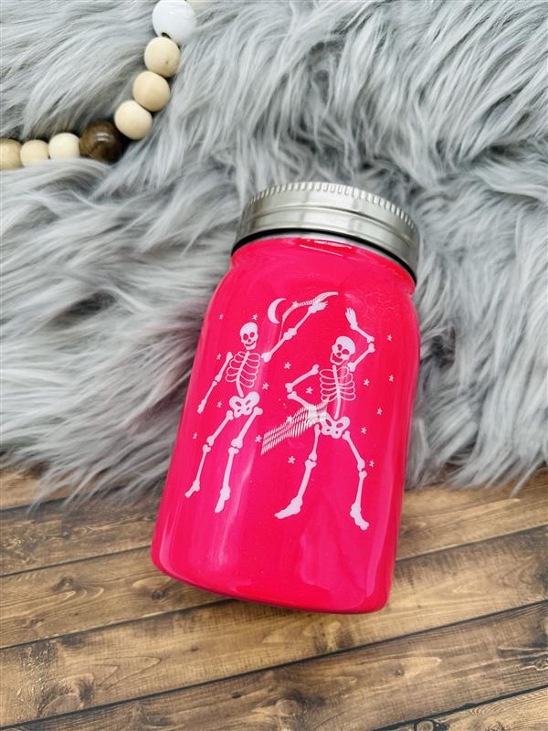 Neon Skeleton Tumbler