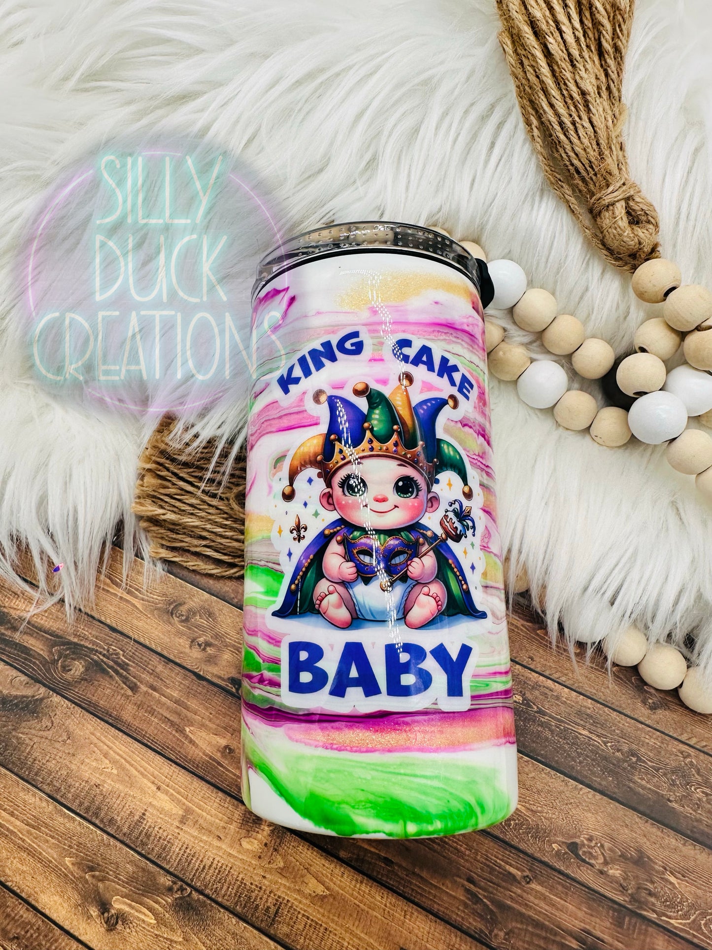 Mardi Gras King Cake Baby