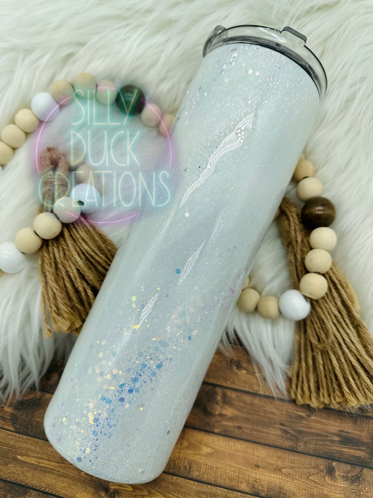 White Glitter Milkyway