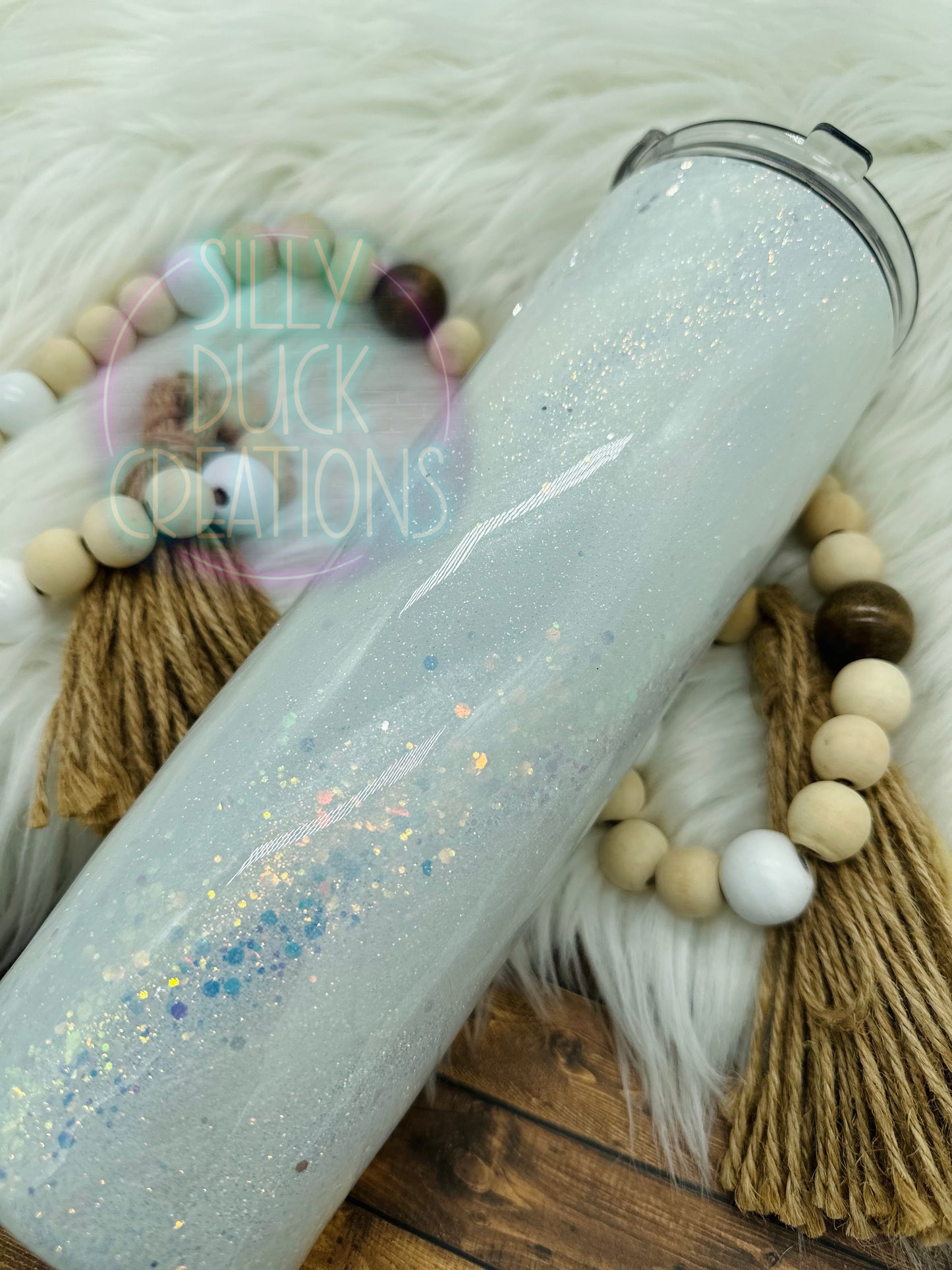 White Glitter Milkyway