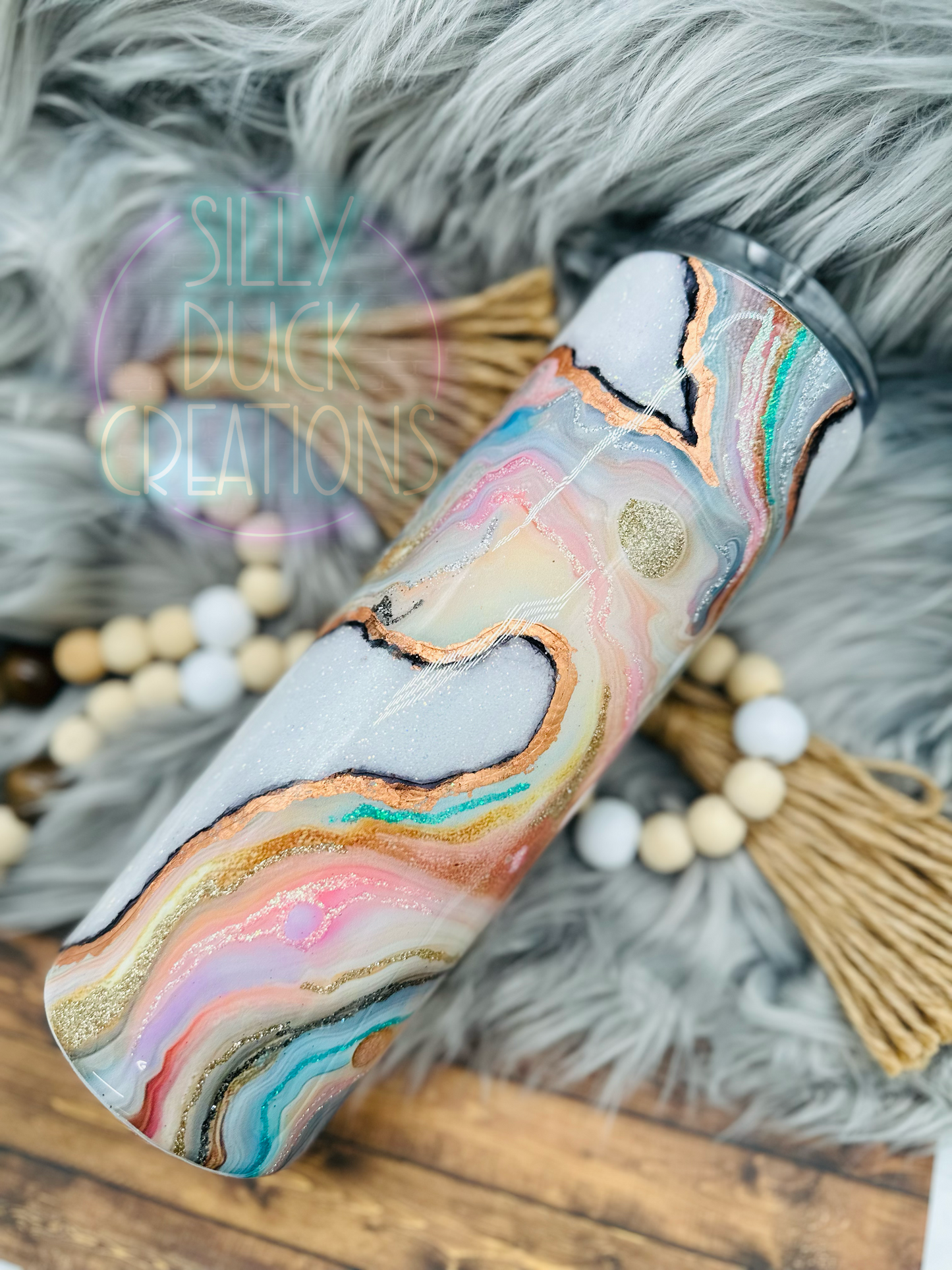 Glitter Geode Tumbler