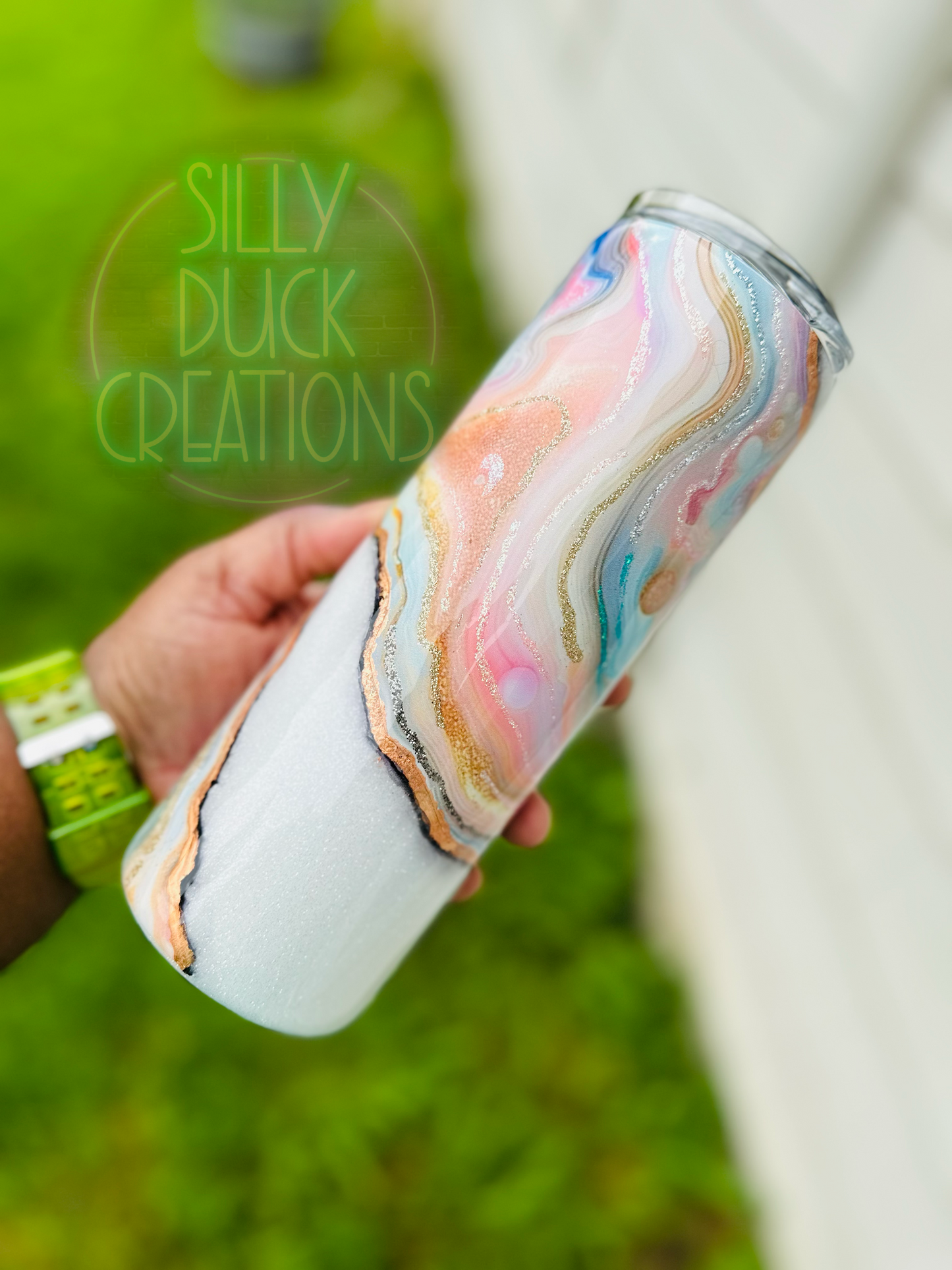 Glitter Geode Tumbler