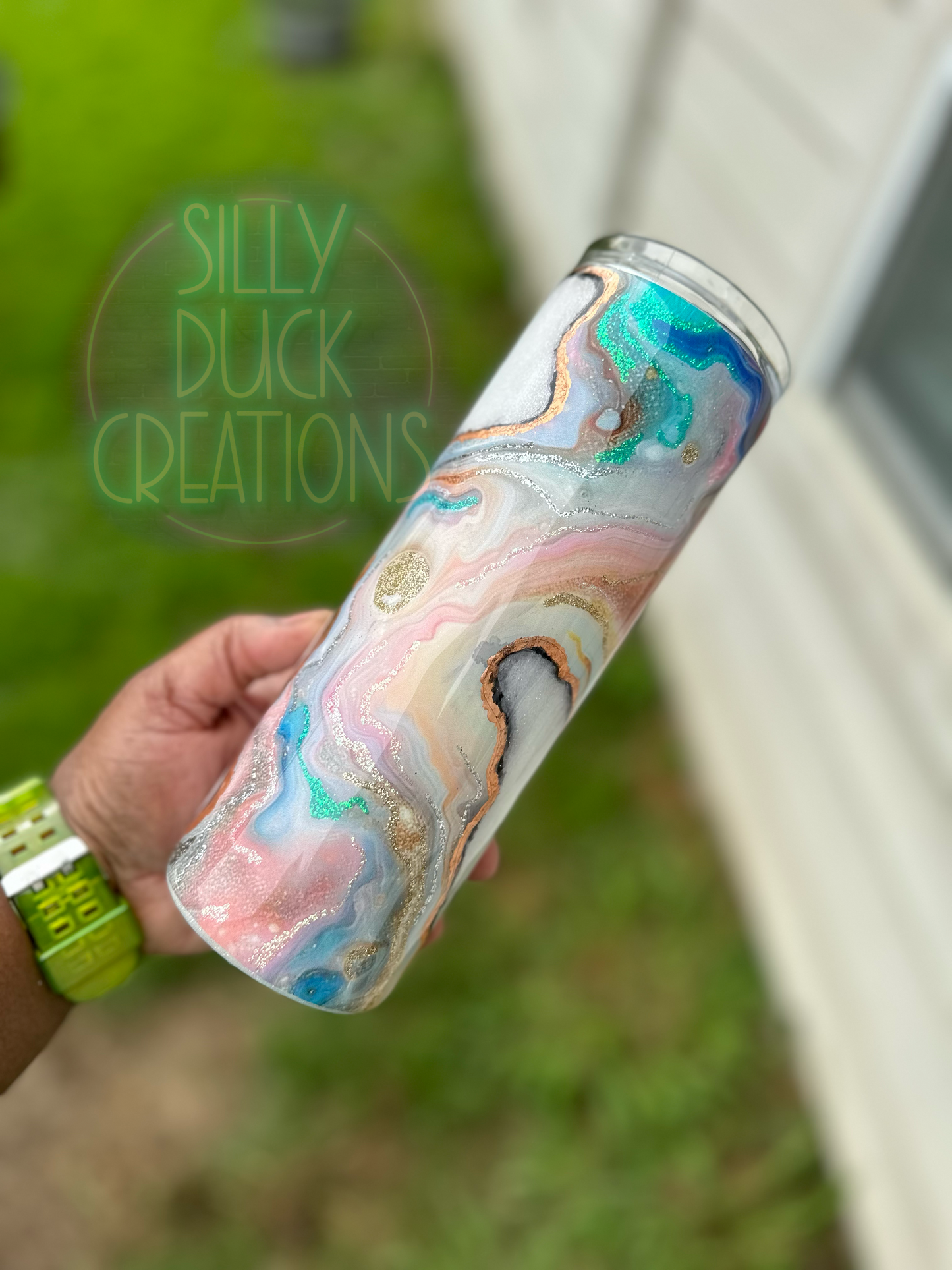 Glitter Geode Tumbler