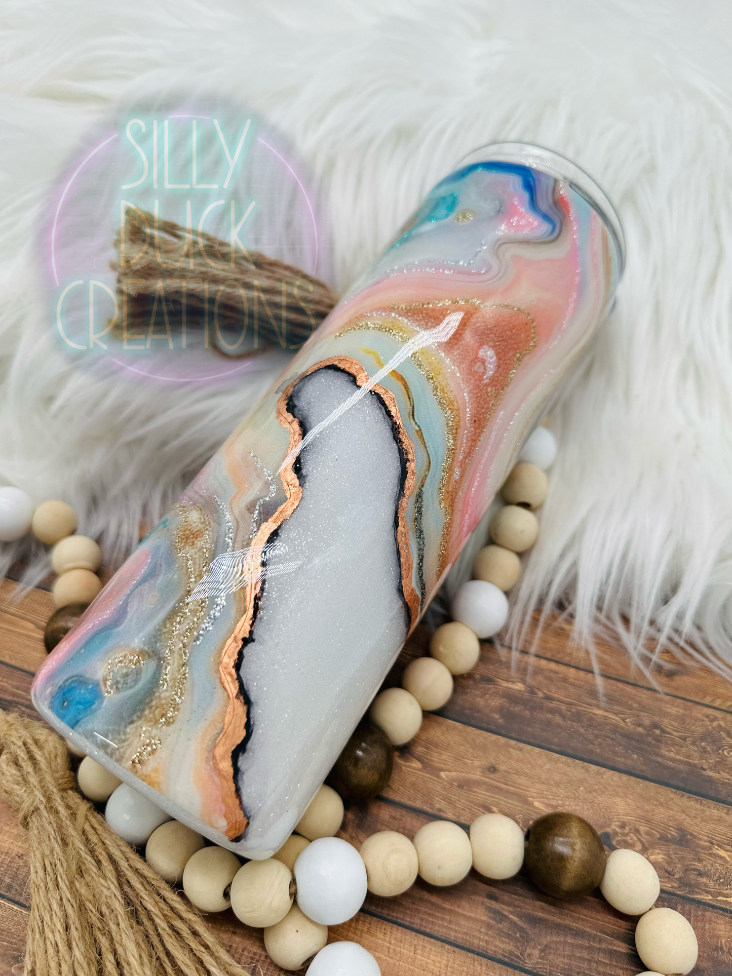 Glitter Geode Tumbler