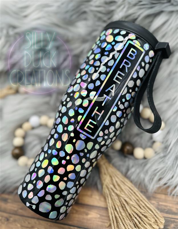 Breathe Holographic Tumbler