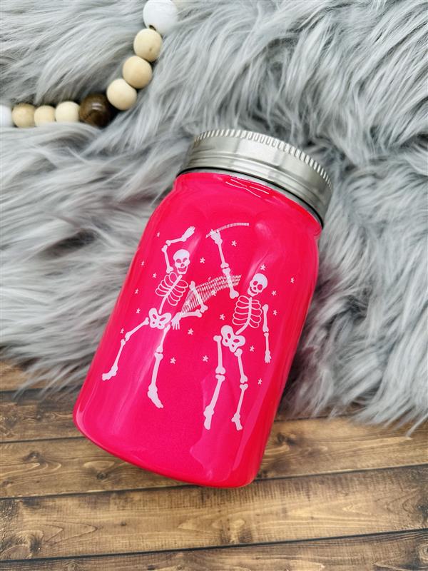Neon Skeleton Tumbler
