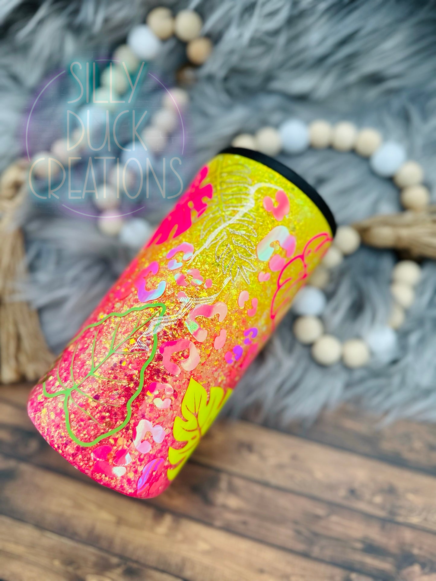 Tropical Neon Tumbler