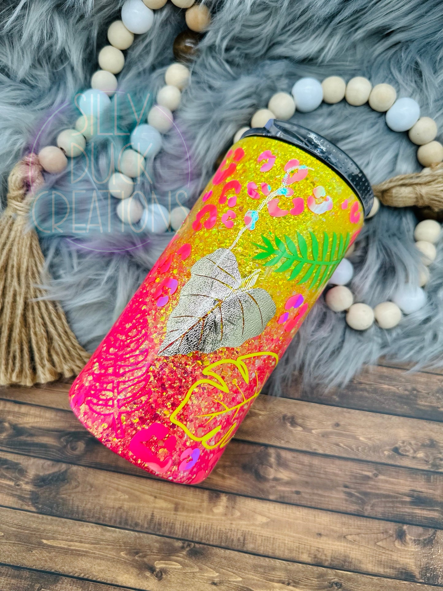 Tropical Neon Tumbler